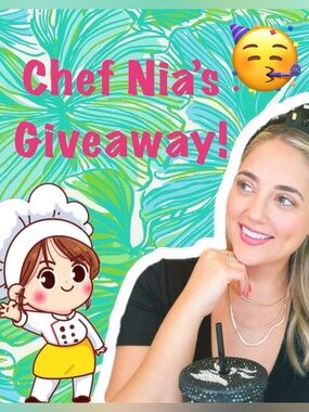 Join Chef Nia’s GIVEAWAY! ✨Prize + free shipping! Always a BOX OF PARTY 🥳